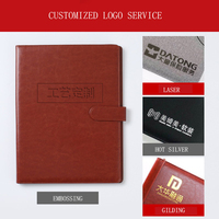 Carpeta de archivos a4 de cuero Pu multifuncional carpeta de archivos de cartera de tarjetas de identificación de documentos comerciales con clip