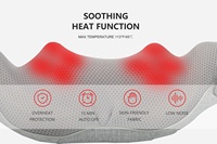 Masseur sans fil pour le cou et les épaules Shiatsu Type-C Chaleur apaisante 45 ° Direction C, intensité réglable, faible bruit, protection contre la surchauffe