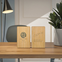 Cartes-clés RFID en bois écologiques 13,56 MHz en gros – Cartes RFID en bois avec puce pour hôtels