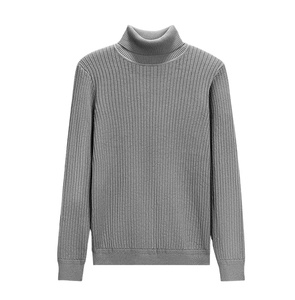 Nueva llegada de Dongguan suéter de punto de <span class=keywords><strong>cuello</strong></span> <span class=keywords><strong>alto</strong></span> suéteres para <span class=keywords><strong>hombre</strong></span> de <span class=keywords><strong>cuello</strong></span> <span class=keywords><strong>alto</strong></span> de manga larga de fondo de punto para <span class=keywords><strong>hombre</strong></span> - Product Image 1