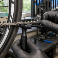 Outil de démontage de chaîne de vélo universel haute résistance, finition antirouille, embout à filetage fin, portable