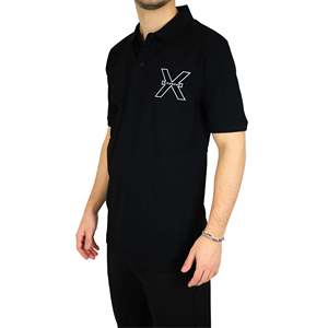 Polo Richmond X pour homme noir UMP25117PO style basketball - Product Image 4