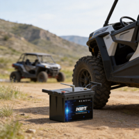 Batterie lithium-ion LiFePO4 12V 150Ah avec boîtier ABS pour remplacer les batteries au plomb-acide et les UTV, conforme à la norme UN38.3