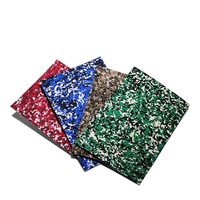 Feuille de mousse EVA de couleur mélangée camouflage de haute qualité antidérapante pour la fabrication de pantoufles douces et traitées pour couper à la taille