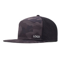 Venta al por mayor de fábrica, gorra de lona unisex de 5 paneles para conductor de camión, gorras de nailon impermeables con logotipo personalizado y cuerda para uso en exteriores