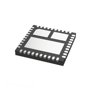 ชิ้นส่วนอิเล็กทรอนิกส์สำหรับการจัดการพลังงาน (PMIC) รุ่น AOZ5006QI-01 40 WFQFN แบบมีแผ่นต่อสายภายนอก ซื้อออนไลน์ มีสินค้าในสต็อก - Product Image 1