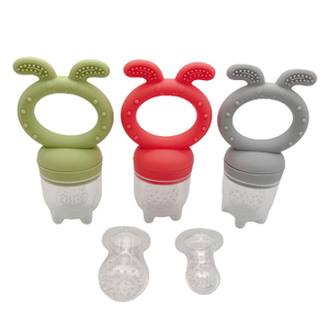 Sans BPA bébé mangeoire à fruits sucette enfant en bas âge aliments frais anneau <span class=keywords><strong>de</strong></span> dentition Silicone infantile jouet <span class=keywords><strong>de</strong></span> dentition pour 0-12 mois apaisant soulagement des gencives - Product Image 1