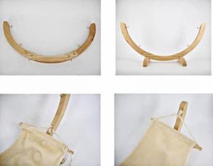 Juego de bricolaje más vendido, hamaca de gato columpio, cuna transpirable de madera multifuncional duradera, forma rectangular, cómoda para mascotas - Product Image 4