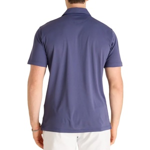 Chemise de golf pour homme grande taille, vintage, légère, infroissable, 100% fibre de bambou, motif uni, tissu tricoté, bas prix - Product Image 2
