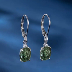 Orecchini Vintage a Goccia con Motivo Vegetale Acquatico per Donne, Gioielli Artistici Unici e alla Moda - Product Image 2