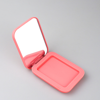 Boîtier de poudre compacte de luxe personnalisé avec miroir, vide, pour blush, fond de teint, emballage en plastique, palette de maquillage pour correcteur et poudre