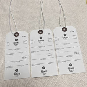 <span class=keywords><strong>Manila</strong></span> papieren hangtag/slingerlabel voor bagagehandeling in luchtvaartmaatschappijen en magazijnbeheer met versterkte vezelpatch - Product Image 6