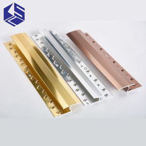 KSL di Alluminio Laminato Z Barra di Metallo Piano Soglia di Transizione Della Copertura Tappeto Trim Strisce Profilo - Product Image 1