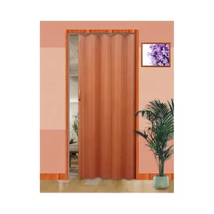 Divisor de PVC deslizante, puerta de acordeón de PVC, puerta plegable de pvc para sala de estar