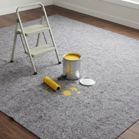 Tapis de protection antidérapant en feutre pour peintre, couverture absorbante robuste en rouleau, couverture anti-poussière pour la rénovation de la maison