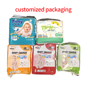 Pañales Desechables de Tela No Tejida Suave, Personalizados, 3D, Anti-Fugas, 27-35 Libras, Transpirables, con Serigrafía, para Bebés y Niños Pequeños - Product Image 1