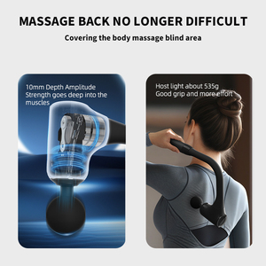Ergonomic Hammer With <b>Replaceable</b> 4 Massager Head 10MM Depth Amplitude for Relieve Back Pain JA-G5 Ergonomic Massage Hammer With - Product Image 5