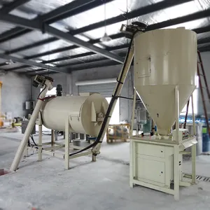Ligne mélangée sèche simple d'usine de mortier carreaux de céramique faisant la ligne de production de plancher de machine