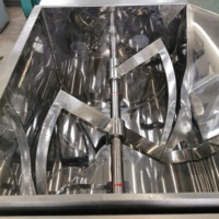 Mélangeur à cuve série CH, petite et grande capacité, mélangeur horizontal à pales en acier inoxydable pour laboratoire et usage industriel