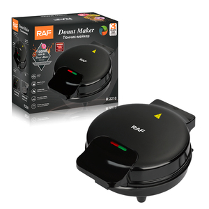 RAF Black 5.5cm Diameter Donut Multifunctional Automatic Non-stick Mini Donuts Fryer Maker <b>Machine</b> for Household Pan Donut Maker - Product Image 1