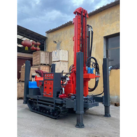 Foreuse de puits d'eau multifonctionnelle, durable et efficace, à moteur diesel/électrique, profondeur max. 180 m pour zones rurales