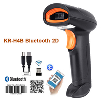 Escáner de Código de Barras Inalámbrico y Alámbrico KEFAR H4W, Lector de Códigos QR 1D y 2D, Compatible con PDF417, para Logística, Tiendas Minoristas y Supermercados