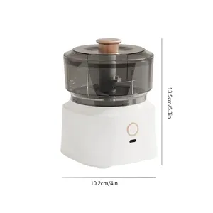 Mini hachoir multifonctionnel sans fil en plastique PP antiadhésif pour viande et ail, idéal pour bébé - Product Image 4