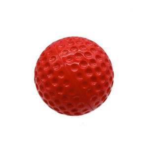 Pelotas de Entrenamiento de Béisbol de 9 Pulgadas, Extra Duras, Superficie Roja Brillante con Hoyuelos, Bajo Rebote para Práctica - Product Image 2