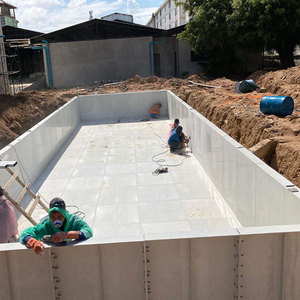 Piscina Modular Grande de Fibra de Vidrio para Exteriores, Bañera de Hidromasaje con Forma Personalizada para Exteriores, Spa, Piscina de Fibra de Vidrio Usada - Product Image 2