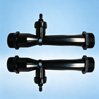 Injecteur Venturi 1/4'' pour l'intégration d'engrais, traitement de modification des fluides, mélangeur Venturi pour conduites d'eau circulante industrielle