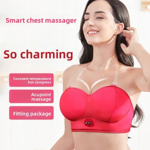 Masajeador de Senos, Estimulación Mamaria, Vibración, Calor, Intensidad Ajustable, Sujetador para Senos Caídos, Productos de Maternidad - Product Image 2
