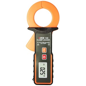 Pinza Amperimétrica Digital VC140 AC 600V 300A con Pantalla LCD de 4 Dígitos para Medición de Fugas/Corriente Alterna (60 Sets) - Product Image 1