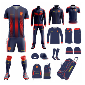 Akilex Kit Calcio Personalizzato con Sublimazione e Ricamo, Divisa Sportiva - Product Image 4
