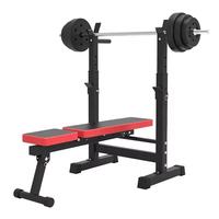 Banc de musculation pliable réglable en métal robuste pour haltères, équipement de musculation à domicile