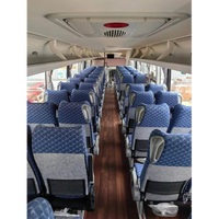Bus de transport luxueux, spacieux et confortable de 70 places avec toit surélevé pour les voyages de passagers et le tourisme de groupe
