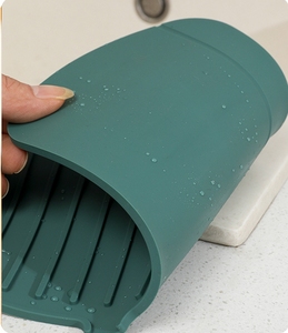 Splash Water Catcher <b>Mat</b> <b>Silicone</b> Faucet <b>Mat</b> Water Draining <b>Mat</b> for Kitchen Faucet 61*14.5cm - Product Image 5