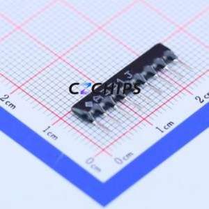 Réseau de résistances A09-331JP SIP-9-2.54mm ( Nombre de résistances : 8 ) ( Résistance : 330 Ohm Précision : 5% ) - Product Image 1
