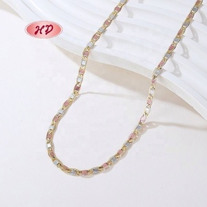 18K Gold Plated <b>Copper</b> Link <b>Chains</b> Necklace Unisex Vintage Style for Parties Celebrations Wholesale - Product Image 5