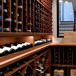 Estante de Madera Artesanal de Alta Densidad para Bodega, con Temperatura y Humedad Constantes, Almacenamiento Multiformato, Colección a Granel para Bodega Casera - Product Image 4