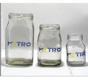 Tarro de Vidrio Premium de 100 Gramos para Miel, con Tapa Hermética, Apto para Alimentos, Natural, Orgánico, Contenedor de Almacenamiento para Uso en la Cocina del Hogar - Product Image 1