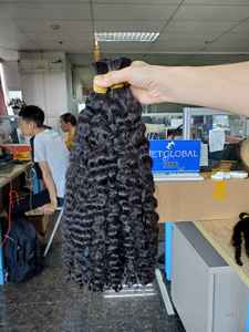 Vietglobal Extensions de cheveux humains bruts de qualité supérieure Cheveux en vrac de haute qualité sans enchevêtrement ni traitement Style birman - Product Image 5