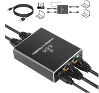 Adaptor Pembagi Jaringan FYX 1000Mbps RJ45 1 ke 2, 1 ke 3, 1 ke 4, Kabel Ekstensi Port LAN Ethernet