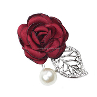 Broches florales Vintage Rose bleu violet perle épingles à fleurs marié fête de mariage dîner broche à poitrine Corsage costume accessoire cadeau