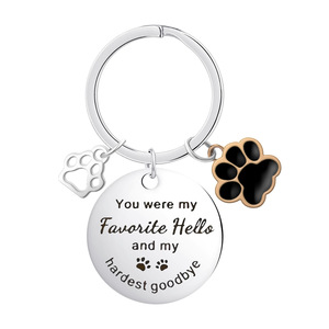 <span class=keywords><strong>2026</strong></span>년 신제품 창의적인 스테인리스 키체인 분실 방지 애완동물 태그 레이저 각인 키체인 - Product Image 5