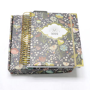 Cuaderno personalizado de cubierta dura con papel rosa, <span class=keywords><strong>Agenda</strong></span> B5, A5, espiral, planificador, muestra gratis, <span class=keywords><strong>2022</strong></span>, <span class=keywords><strong>2023</strong></span> - Product Image 3