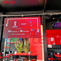 Modules de panneaux LED 500x250mm P1.86 P2.5 P2.9 P3.91 pour affichage publicitaire intérieur, écran LED pour événements, affichage d'ambiance pour restaurant