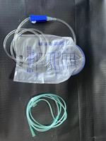 Aksesoris Irigator Enema Elektrostatik Portabel Sekali Pakai, Tas Bertenaga Gas 3 Ukuran Volume Terapi Ozon Rektal Vagina
