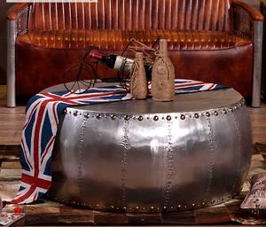 เก้าอี้พักผ่อนสไตล์นักบินย้อนยุค โครงโลหะ สำหรับห้องนอนและห้องนั่งเล่น เฟอร์นิเจอร์ตกแต่งบ้าน - Product Image 5