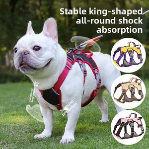 2025 Luxus Hunde geschirr Weste Anti-Escape No Pull Feature XL Hochleistungs-Sport leine aus gepolstertem Polyester aus Nylon Einfache Steuerung - Product Image 2