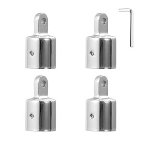 Tubo de extremo de ojo para capota Bimini, accesorio superior de acero inoxidable 316 marino, herrajes para toldo Bimini, accesorios náuticos de diámetro interior - Product Image 1